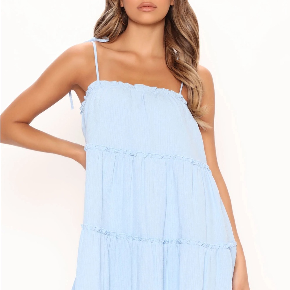 👗 💕 Baby Blue Mini Dress! NWT! Super cute!! 👗💕